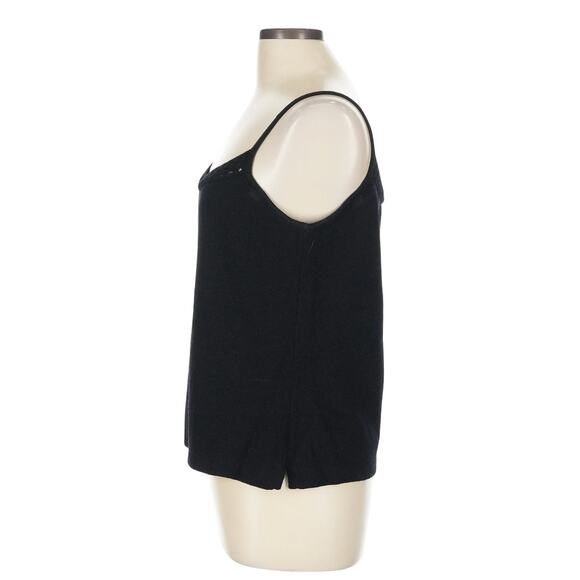 St. John Black Knit Spaghetti Strap Top in Small - Picture 4 of 4